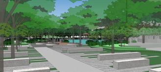 精品海濱公園設計 模型分析 新人求關(guān)注